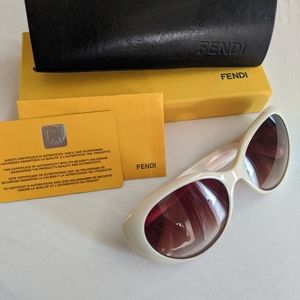 Fendi Ivory Sunglasses**